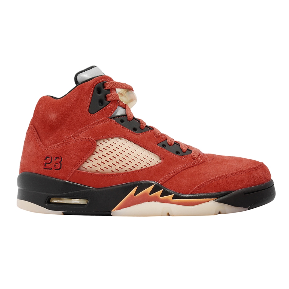 Nike Wmns Air Jordan 5 Retro Dunk on Mars 紅黑女鞋麂皮DD9336-800