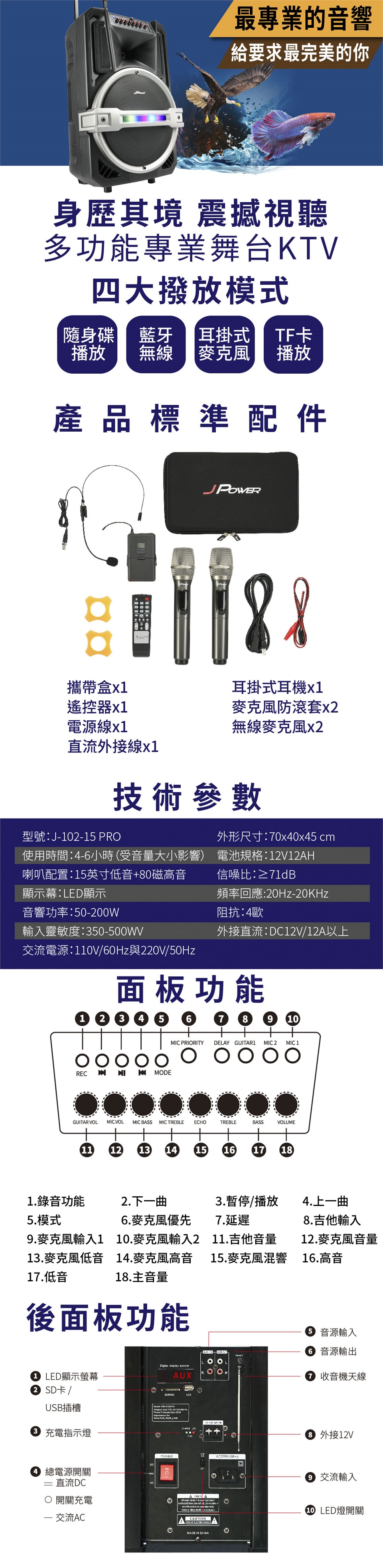 JPOWER震天雷 J-102-15-PRO - 詳情2