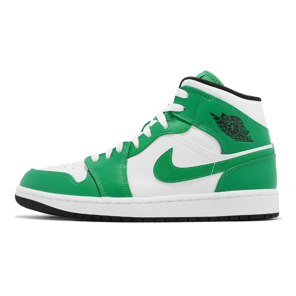 Nike Air Jordan 1 Mid Lucky Green 綠白男鞋AJ1 休閒鞋喬丹一代DQ8426