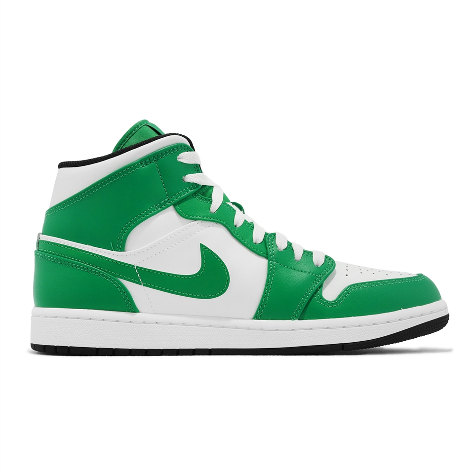 Nike Air Jordan 1 Mid Lucky Green 綠白男鞋AJ1 休閒鞋喬丹一代DQ8426