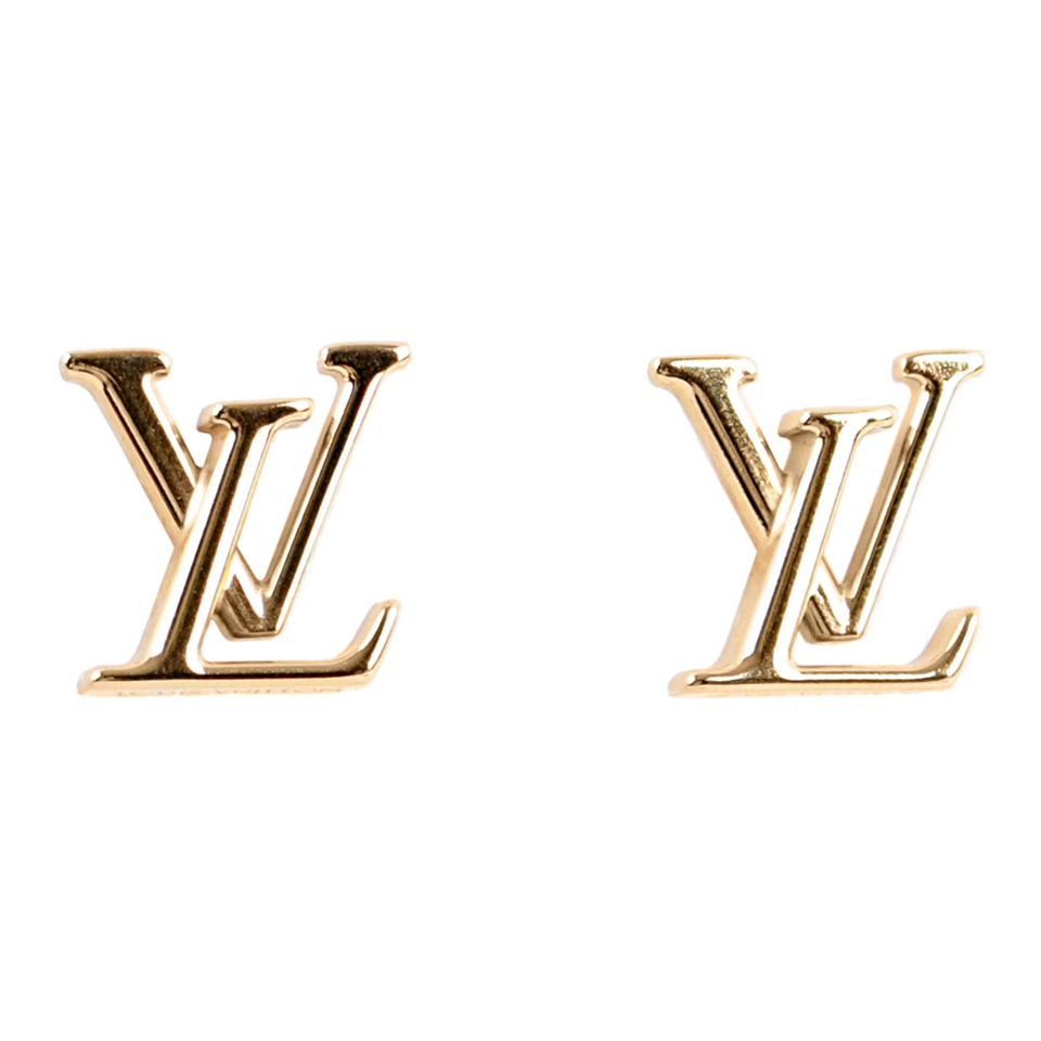 Louis Vuitton MONOGRAM Petit louis earrings (M00390)