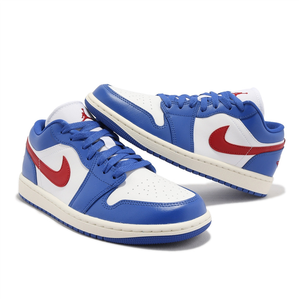 Nike Wmns Air Jordan 1 Low 藍紅女鞋男鞋AJ1 Sport Blue 喬丹DC0774