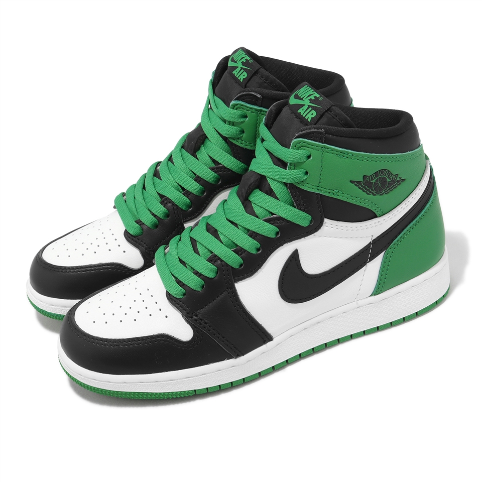 Nike Air Jordan 1 Retro High OG GS Lucky Green 黑綠女鞋大童