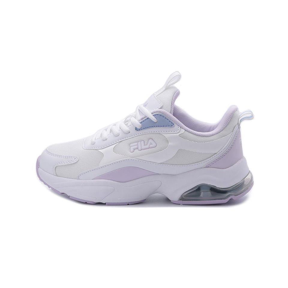 FILA 氣墊跑鞋白米紫5-J338X-191 女鞋鞋全家福|慢跑鞋|ETMall東森購物網