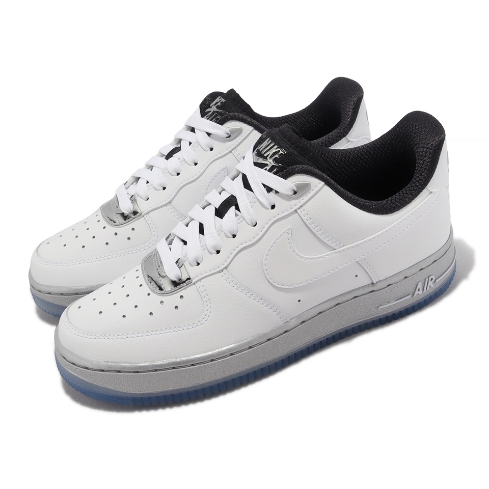 Nike Wmns Air Force 1 07 SE 女鞋白銀White Chrome 冰底DX6764-100