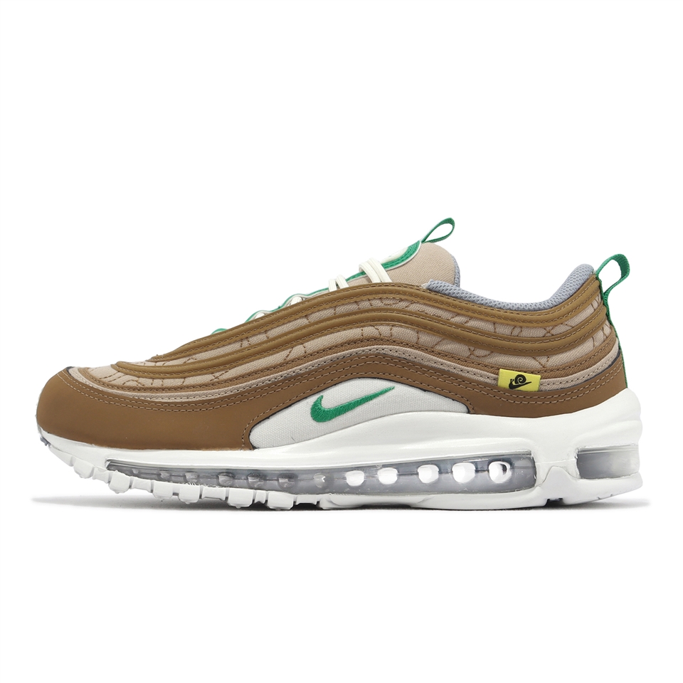 Nike 休閒鞋Air Max 97 SE 男鞋棕綠氣墊緩震運動鞋DV2621-200|會員獨享