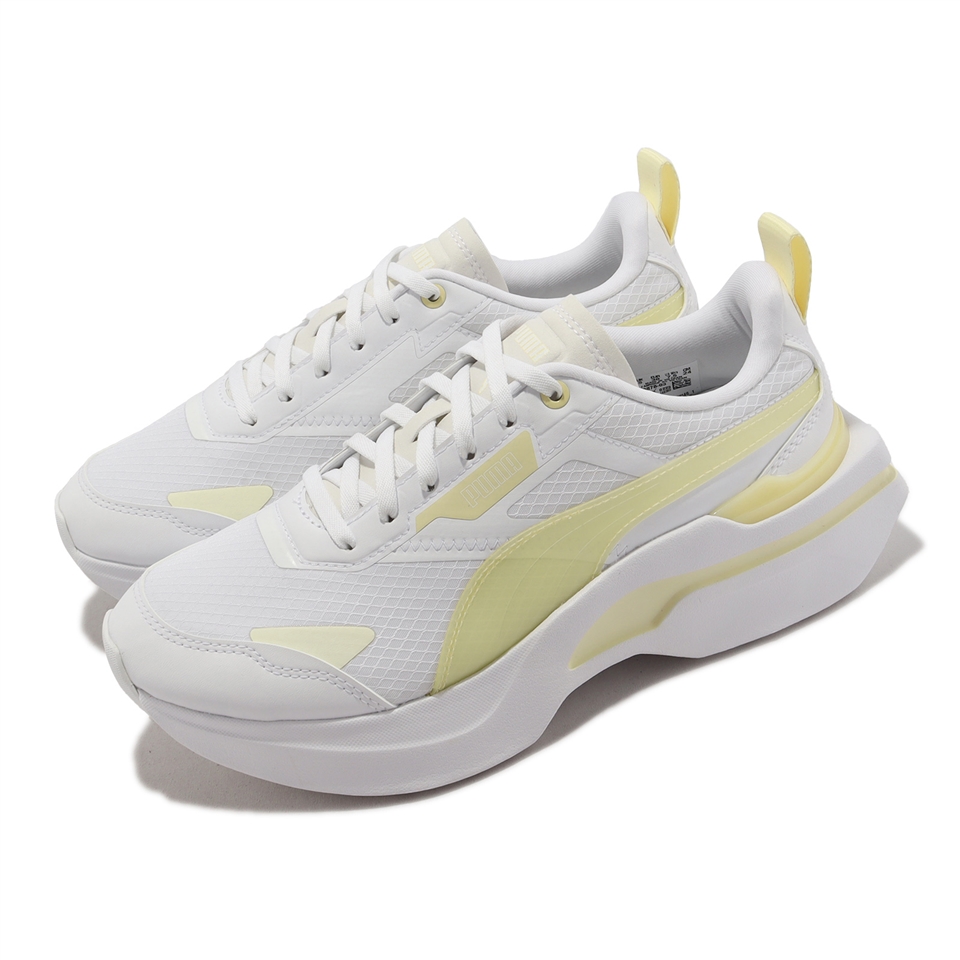 Puma 休閒鞋Kosmo Rider Tech Wns 女鞋白黃厚底增高38987803