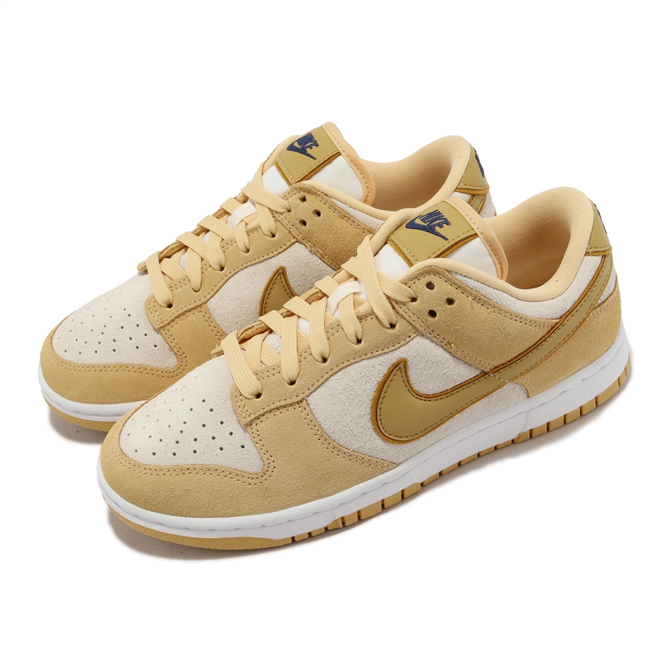 Nike Wmns Dunk Low 女鞋黃布丁狗麂皮休閒鞋Celestial Gold DV7411-200