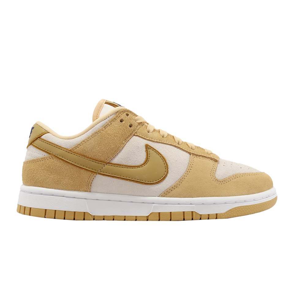 Nike Wmns Dunk Low 女鞋黃布丁狗麂皮休閒鞋Celestial Gold DV7411-200