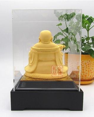 協貿國際] 絨沙金招財富貴彌勒佛擺件|居家擺飾|ETMall東森購物網