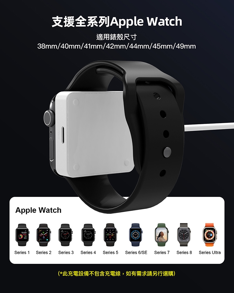 iFory】Apple Watch 雙介面無線充電座(MFi認證)|會員獨享好康折扣活動