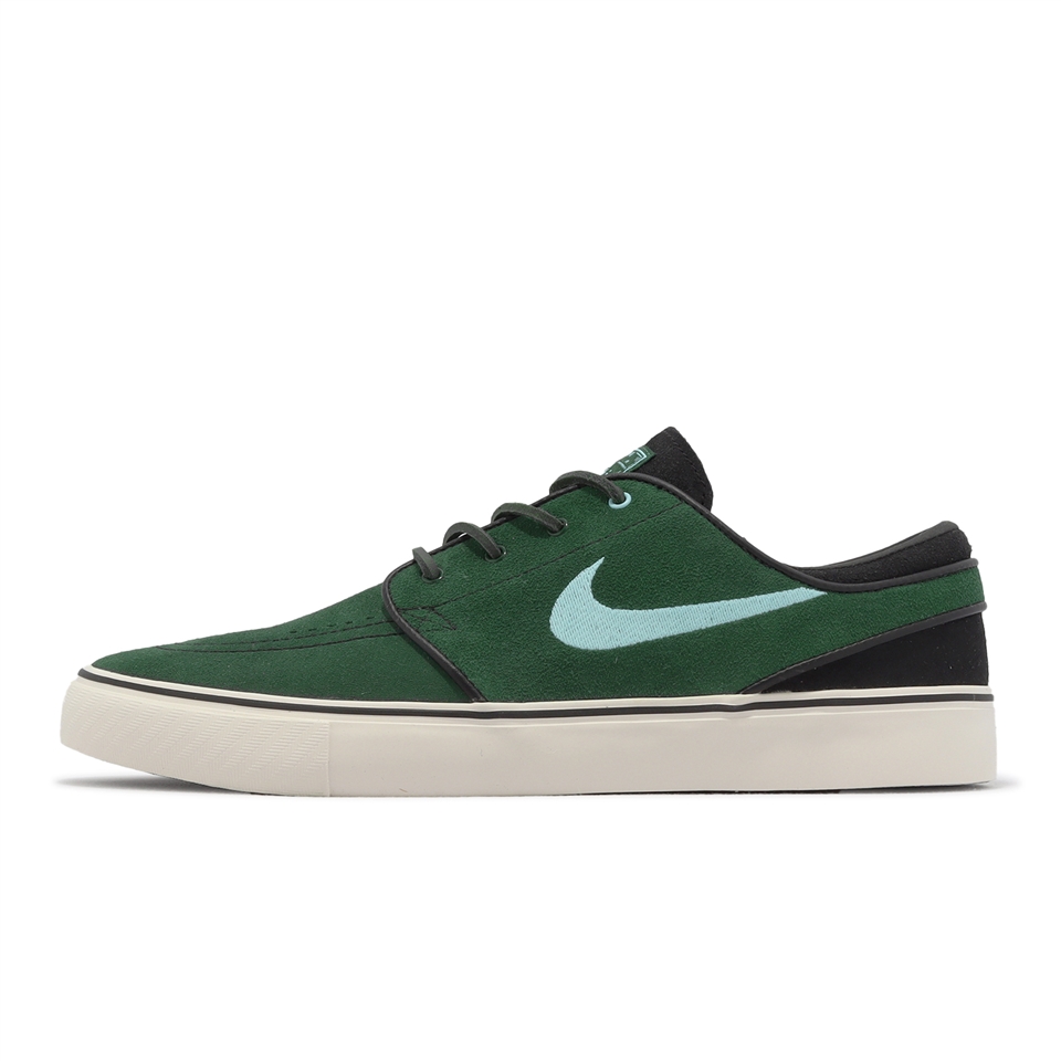 Nike 滑板鞋SB Zoom Janoski OG+ 男鞋綠黑麂皮休閒鞋DV5475-300|會員獨