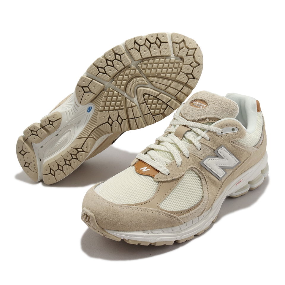 New Balance 休閒鞋2002R 男鞋女鞋奶茶米黃復古麂皮NB M2002RSC-D|休閒