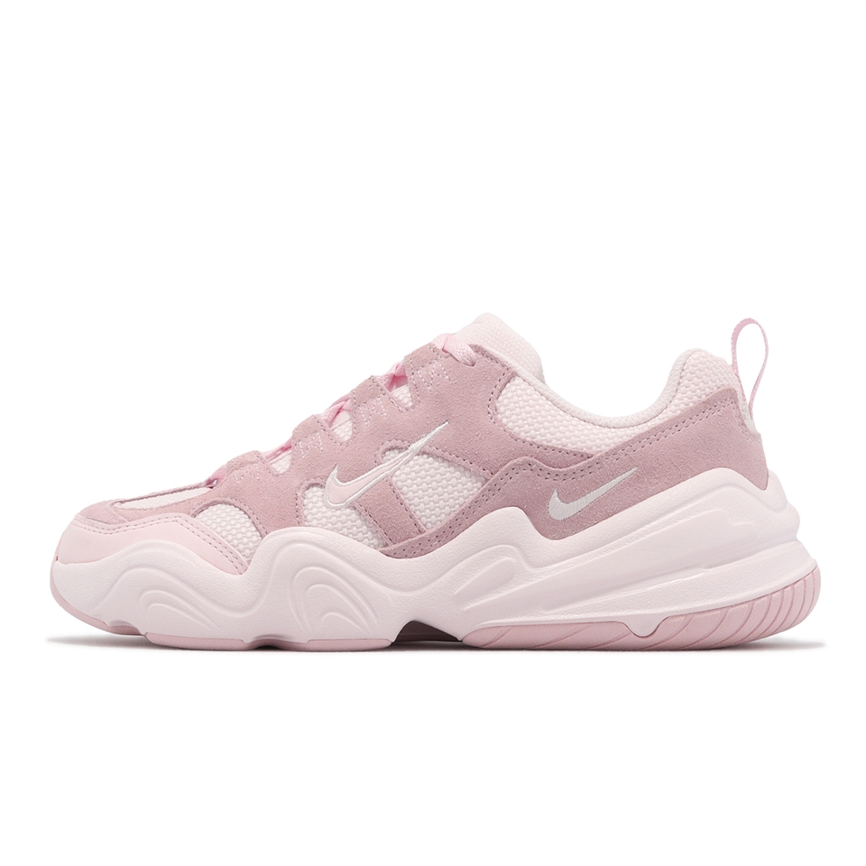 Nike 休閒鞋Wmns Tech Hera 女鞋粉紅麂皮Pearl Pink 復古DR9761-600