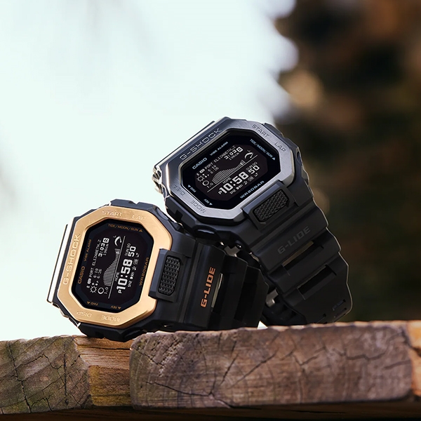 CASIO G-SHOCK 經典款智慧藍芽衝浪錶/玫瑰金/GBX-100NS-4|會員獨享好康