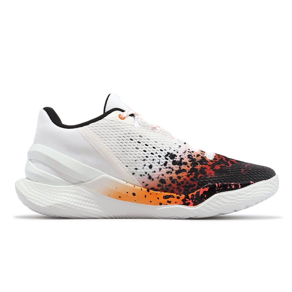 Under Armour 籃球鞋Curry 2 Low Flotro NM 男鞋白橘Chef Curry 運動鞋