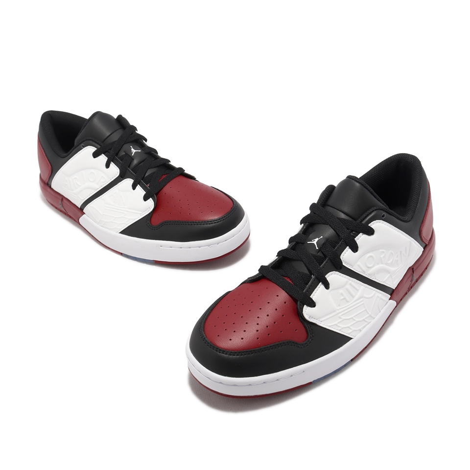 Nike Air Jordan Nu Retro 1 Low 黑紅AJ1 男鞋Varsity Red DV5141-601