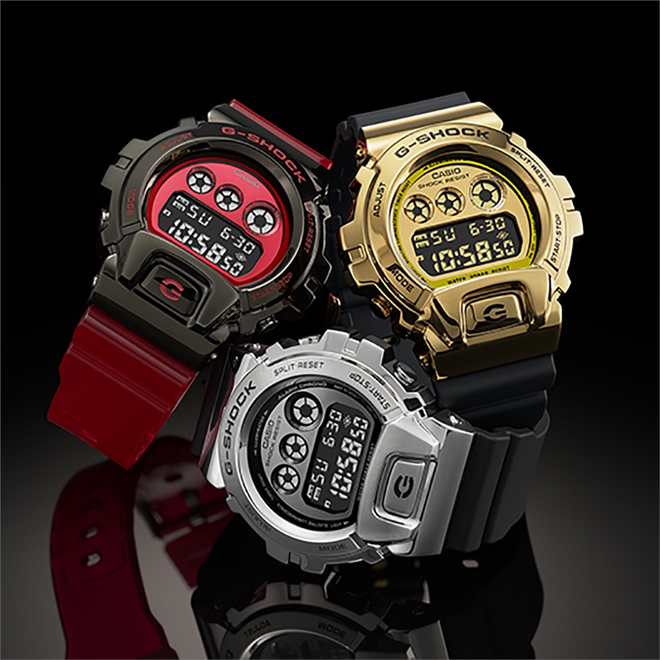 CASIO 卡西歐G-SHOCK DW-6900 25周年金屬手錶(GM-6900-1)|會員獨享好康