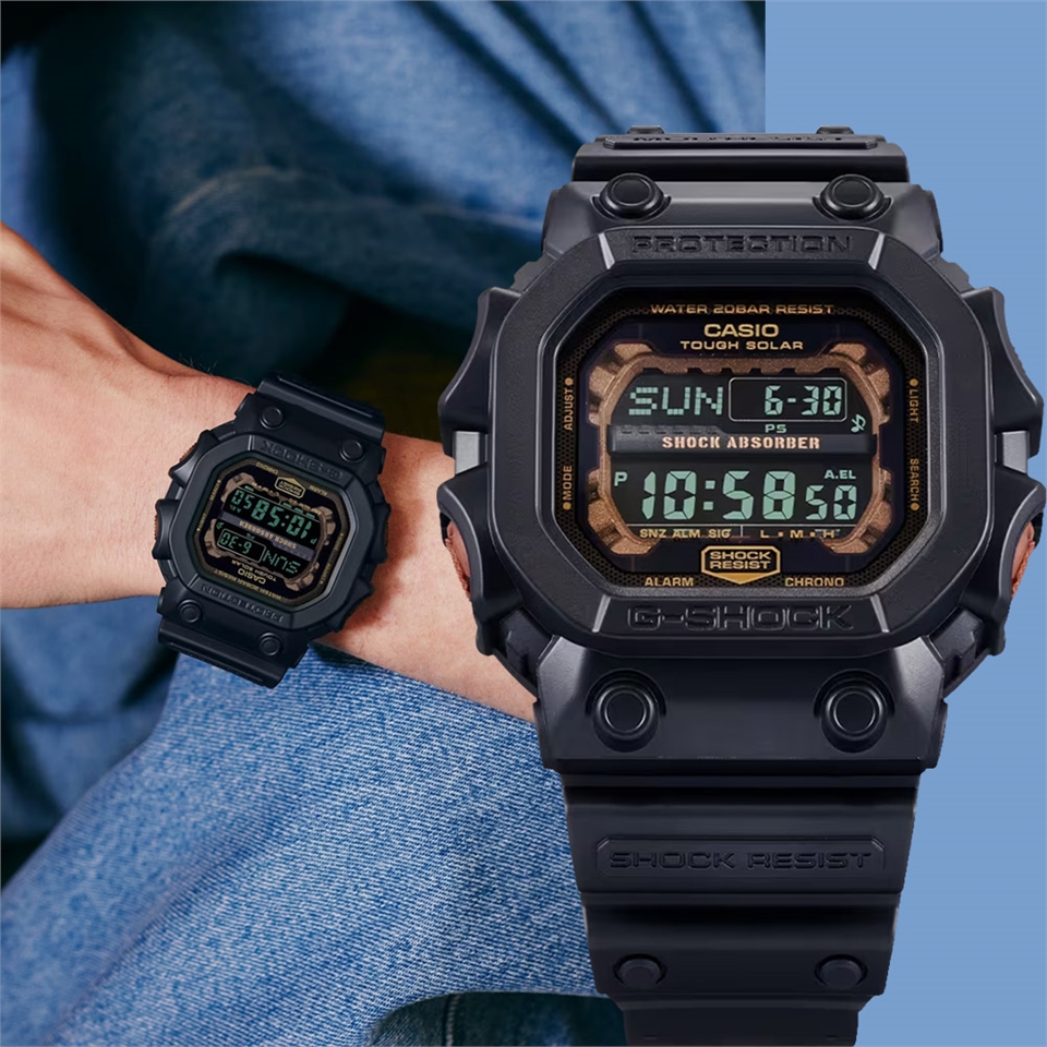 CASIO 卡西歐G-SHOCK 鏽鐵意象太陽能手錶(GX-56RC-1)|會員獨享