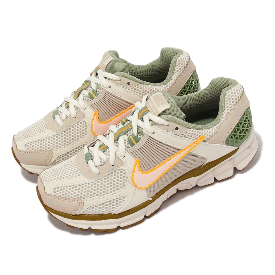 Nike 休閒鞋Wmns Zoom Vomero 5 奶茶奶綠女鞋復古運動鞋FQ6868