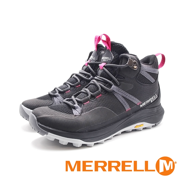 MERRELL(女)SIREN 4 MID GORE-TEX中高筒郊山健行鞋女鞋-黑桃|女登山