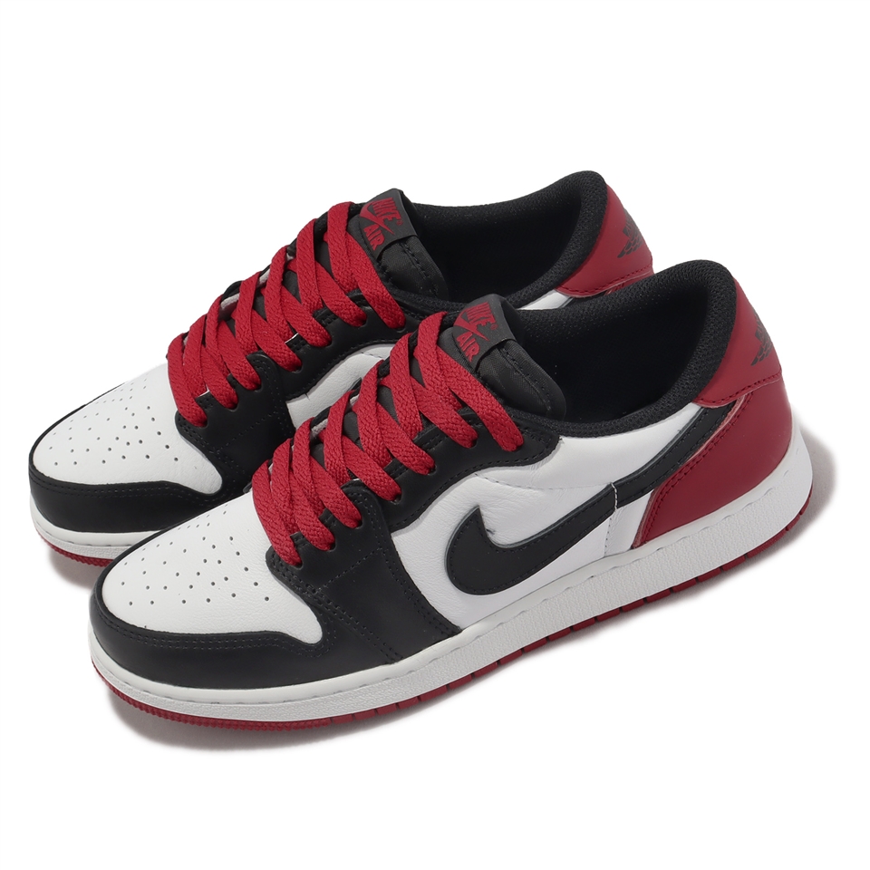 Nike Air Jordan 1 Retro Low OG GS 大童女鞋Black Toe AJ1 CZ0858-106