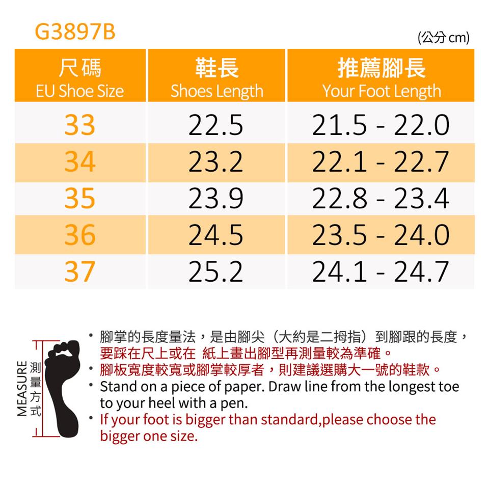 腳掌的長度量法,是由腳尖大約是二拇指到腳跟的長度,