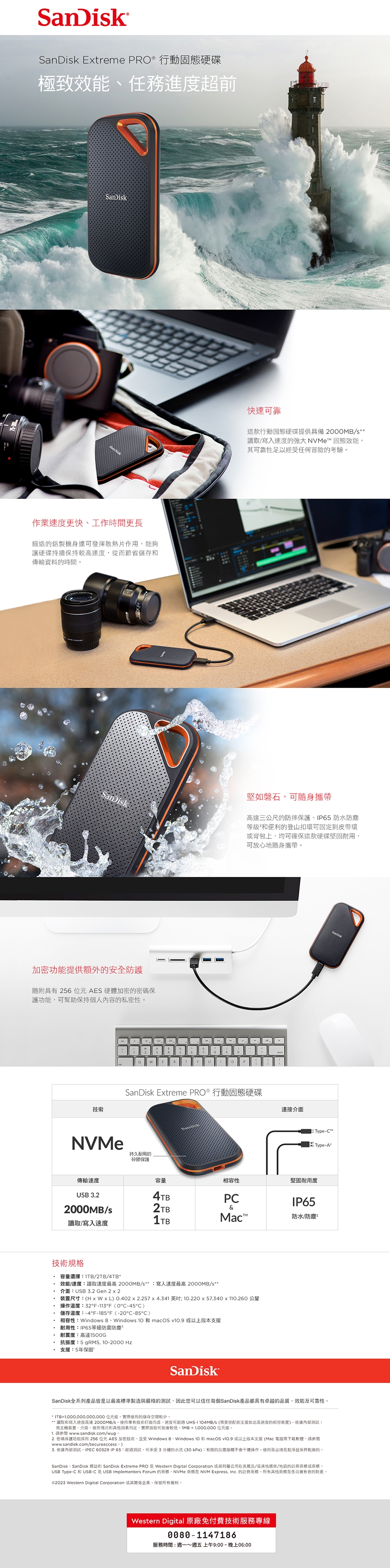 Sandisk新帝 E81 2T - 詳情1