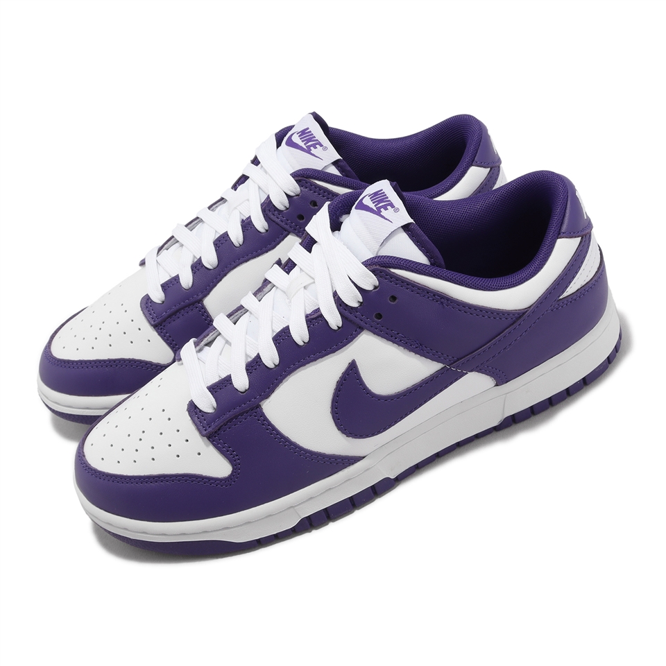 Nike Dunk Low 男鞋紫葡萄紫白休閒鞋Court Purple DD1391-104