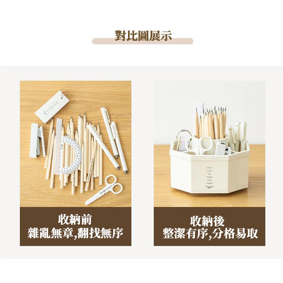 對比圖展示 收納前 雜亂無章,翻找無序 收納後 整潔有序,分格易取 