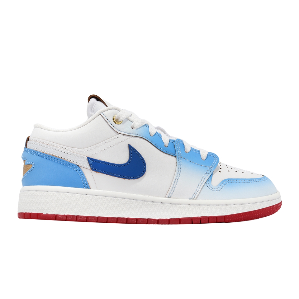 Nike Air Jordan 1 Low SE GS 大童鞋女鞋白藍紅漸層AJ1 FN8895-141 