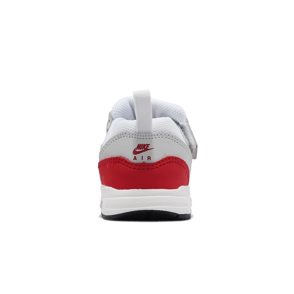 Nike 童鞋Air Max 1 EZ TD 白紅灰小童學步鞋親子鞋經典復古DZ3309-003