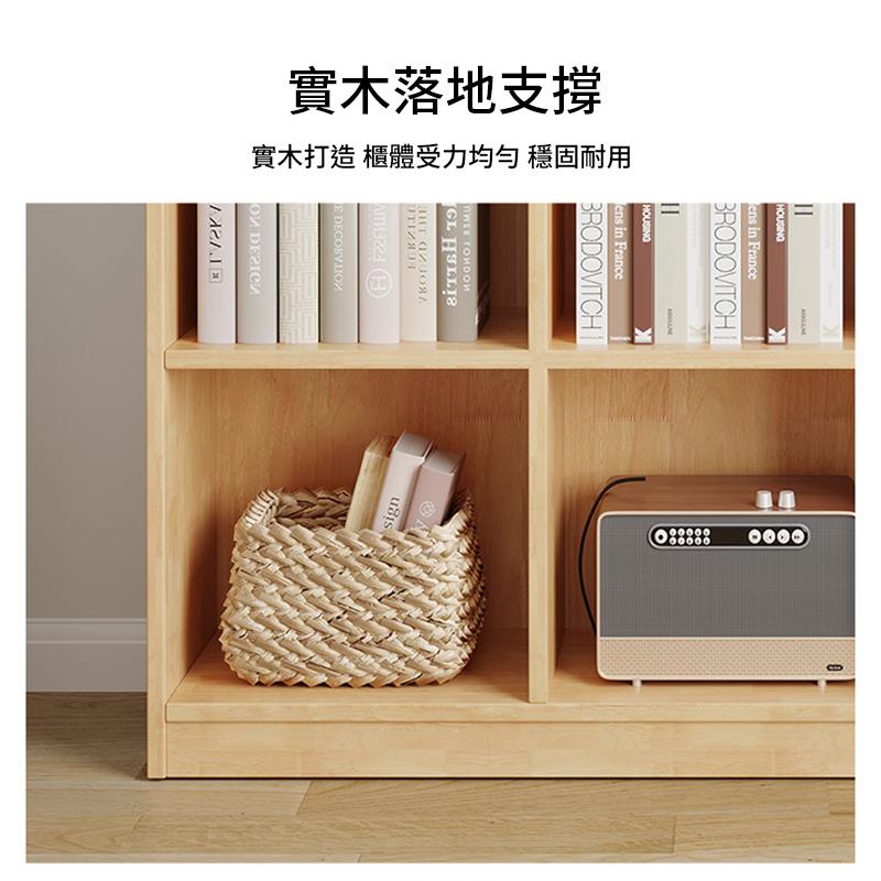 實木落地支撐 實木打造 櫃體受力均勻 穩固耐用