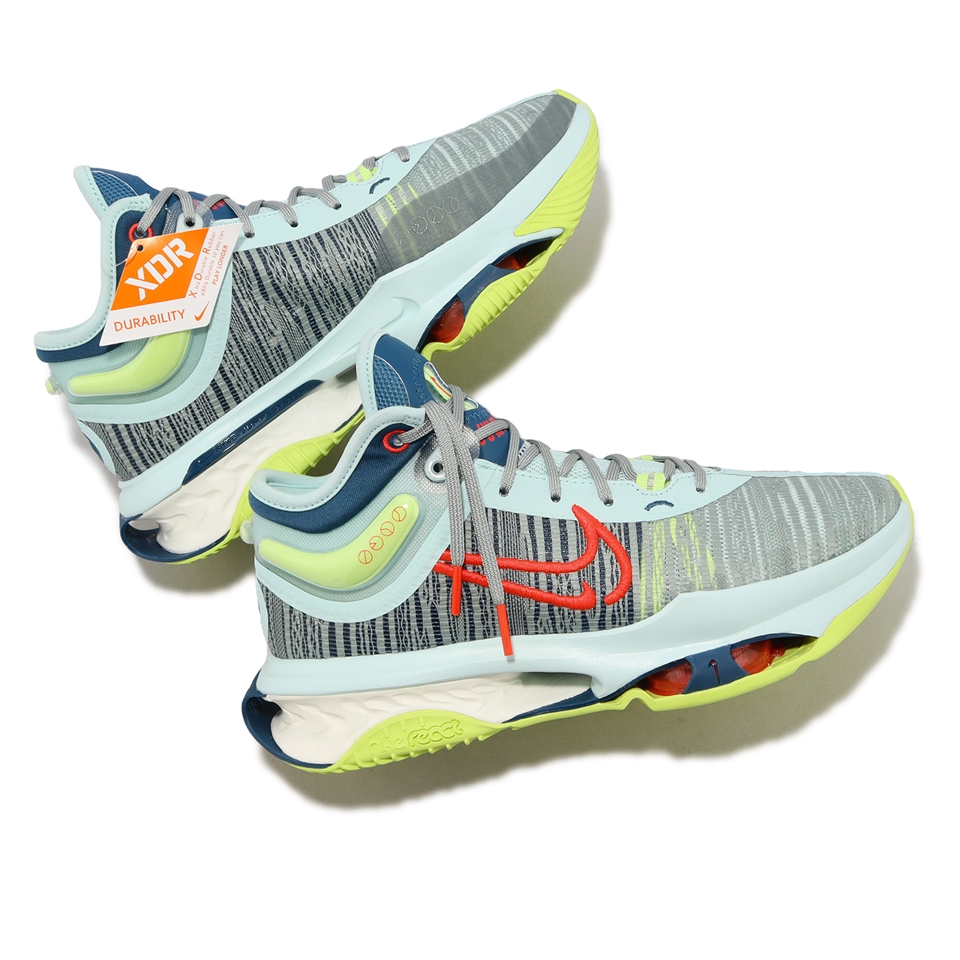 Nike 籃球鞋Air Zoom G.T. Jump 2 EP 男鞋藍綠Alpha Wave 緩震DJ9432