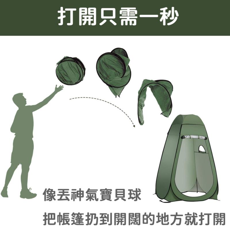 打開只需一秒 像神氣寶貝球 把帳篷扔到開闊的地方就打開 