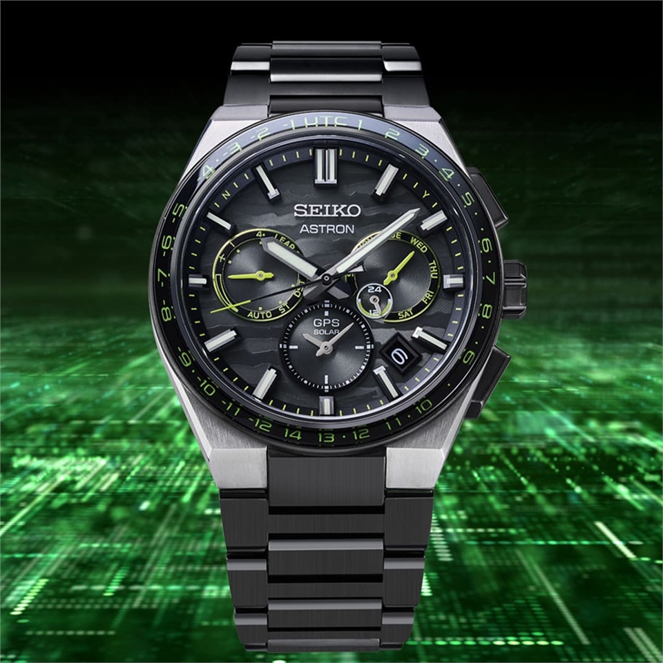 SEIKO 精工Astron 限量GPS衛星定位雙時區鈦金屬手錶(SSH139J1/5X53