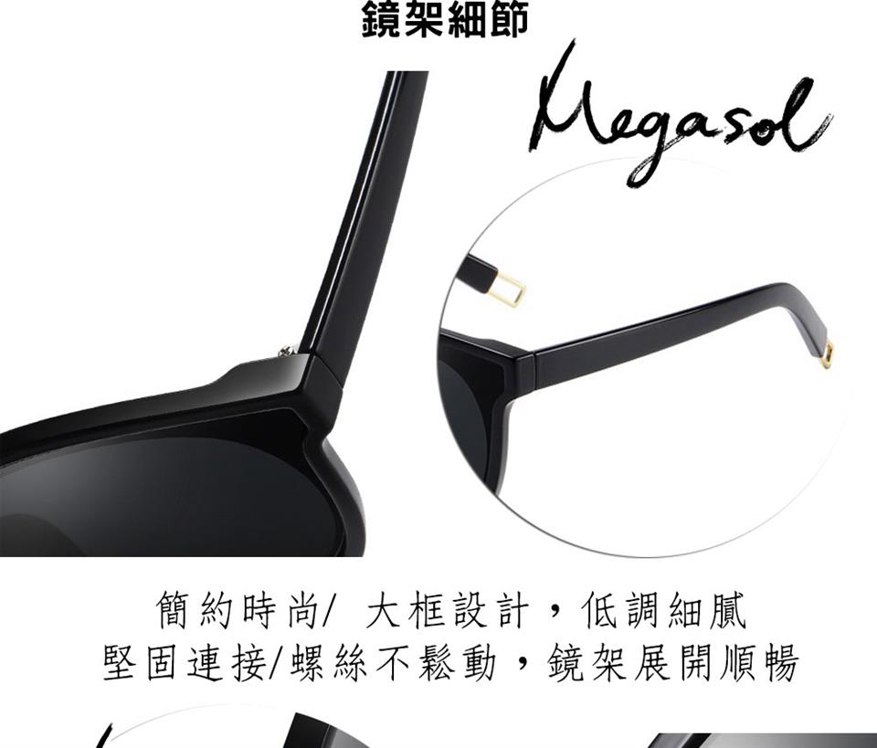 鏡架細節 簡約時尚大框設計,低調細膩 堅固連接螺絲不鬆動,鏡架展開順暢 