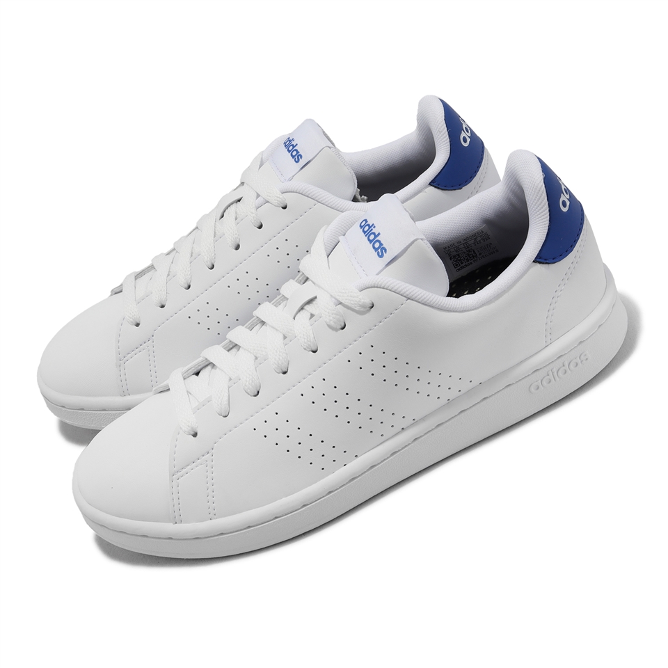 Adidas neo outlet advantage white blue