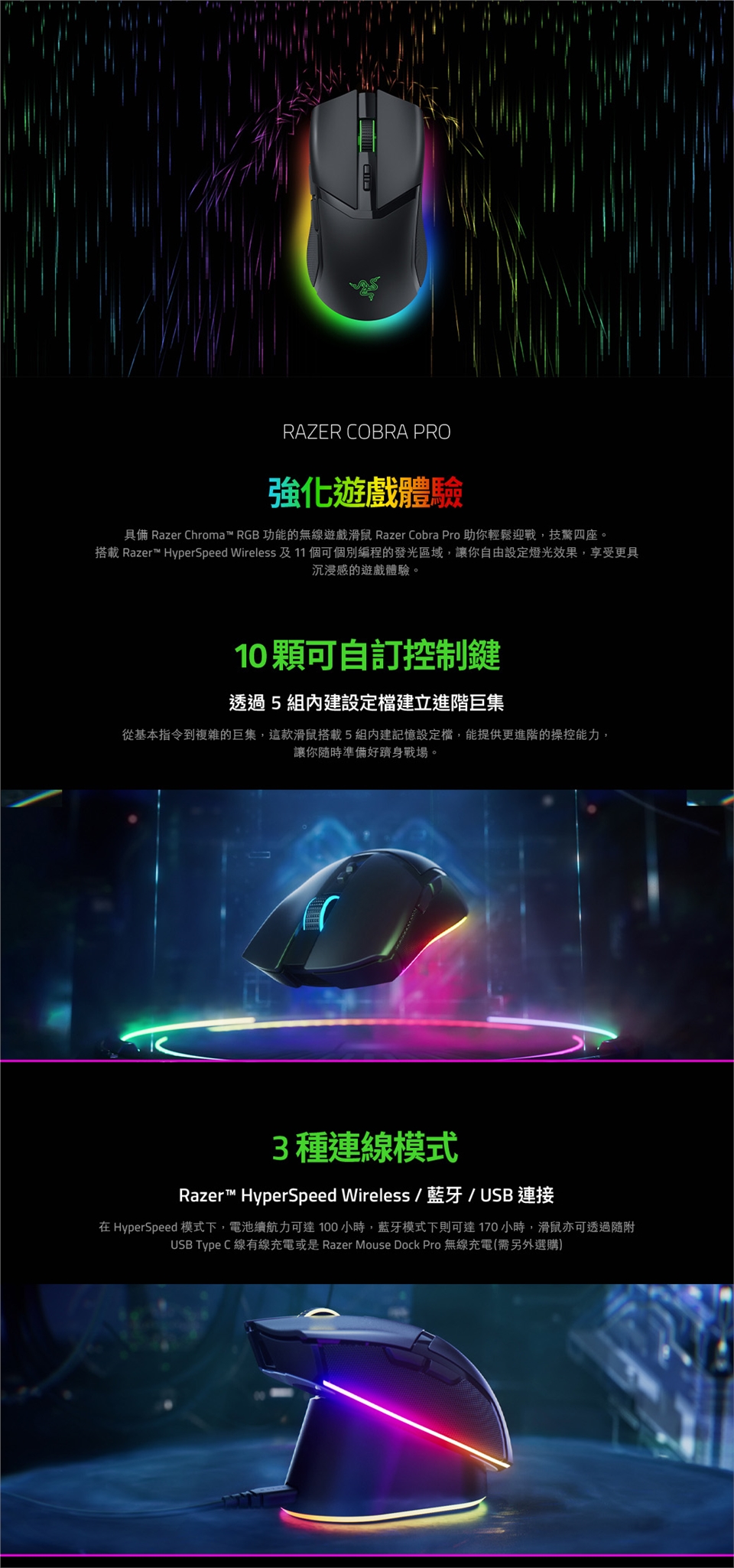 新品未使用】Razer cobra pro-