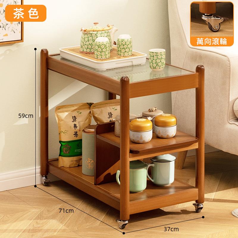 茶色 品 茶 萬向滾輪 