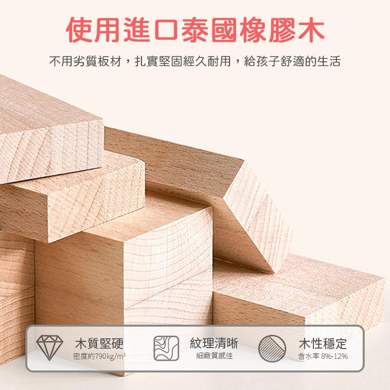 不用劣質板材,扎實堅固經久耐用,給孩子舒適的生活