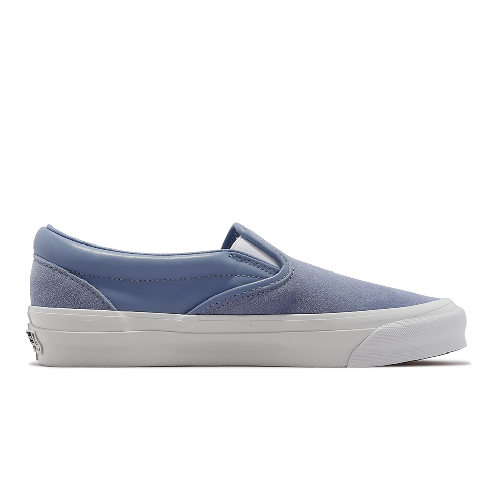 Vans 懶人鞋OG Classic Slip-On LX Vault 男鞋女鞋藍白麂皮休閒鞋