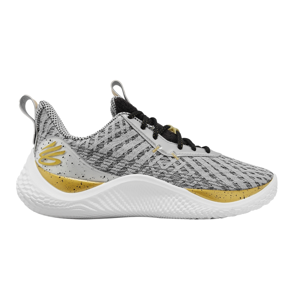 Under Armour 籃球鞋Curry 10 Young Wolf 男鞋灰金運動鞋緩震10代UA