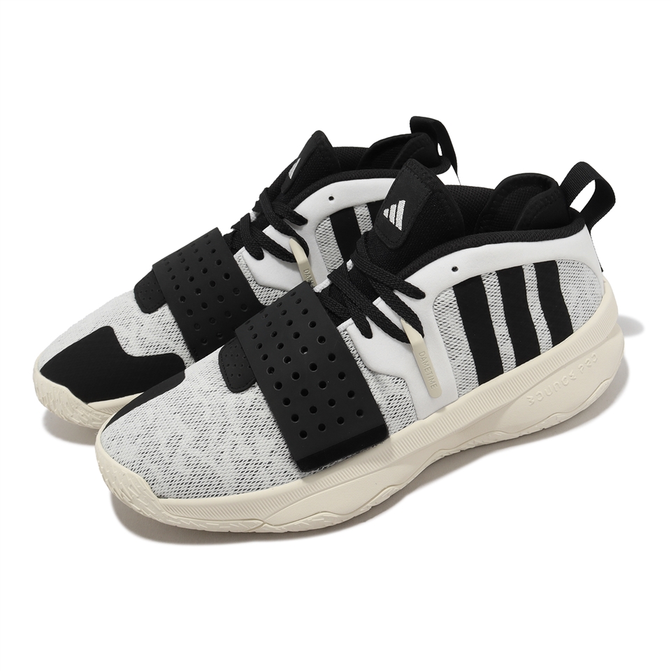 adidas 籃球鞋DAME 8 EXTPLY 男鞋白黑緩震里拉得愛迪達ID5678|籃球鞋