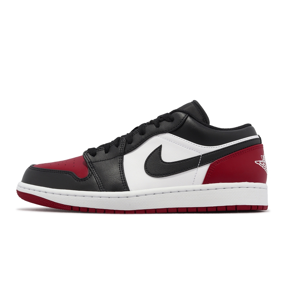 Nike Air Jordan 1 Low Bred Toe 黑紅低筒男鞋AJ1 553558-161|會員獨享