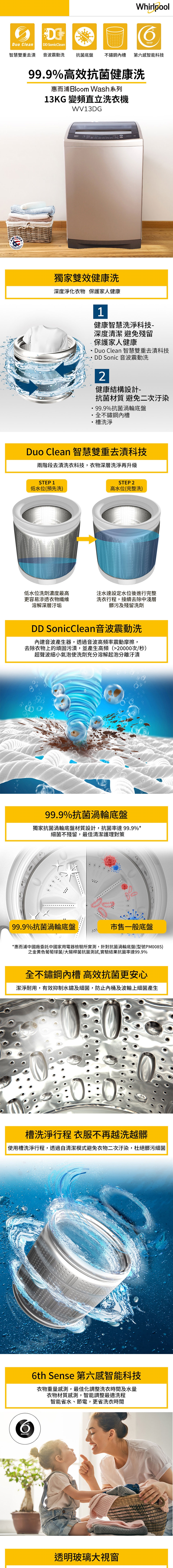 Whirlpool惠而浦 WV13DG - 詳情3