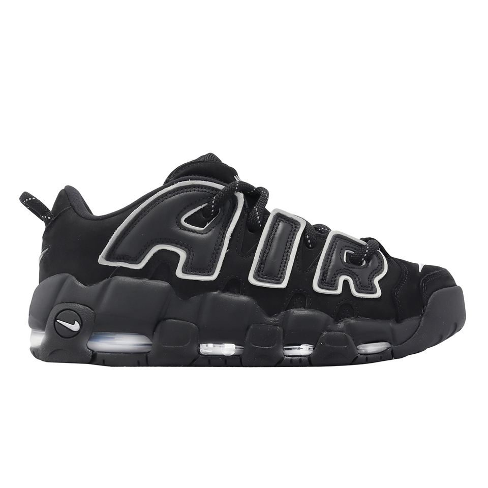 Nike x AMBUSH Air More Uptempo Low 黑白聯名男鞋大AIR 低筒FB1299