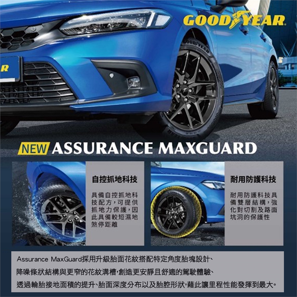 GOODYEAR 固特異】輪胎固特異AMG-2254519吋_225/45/19_二入組(車麗屋