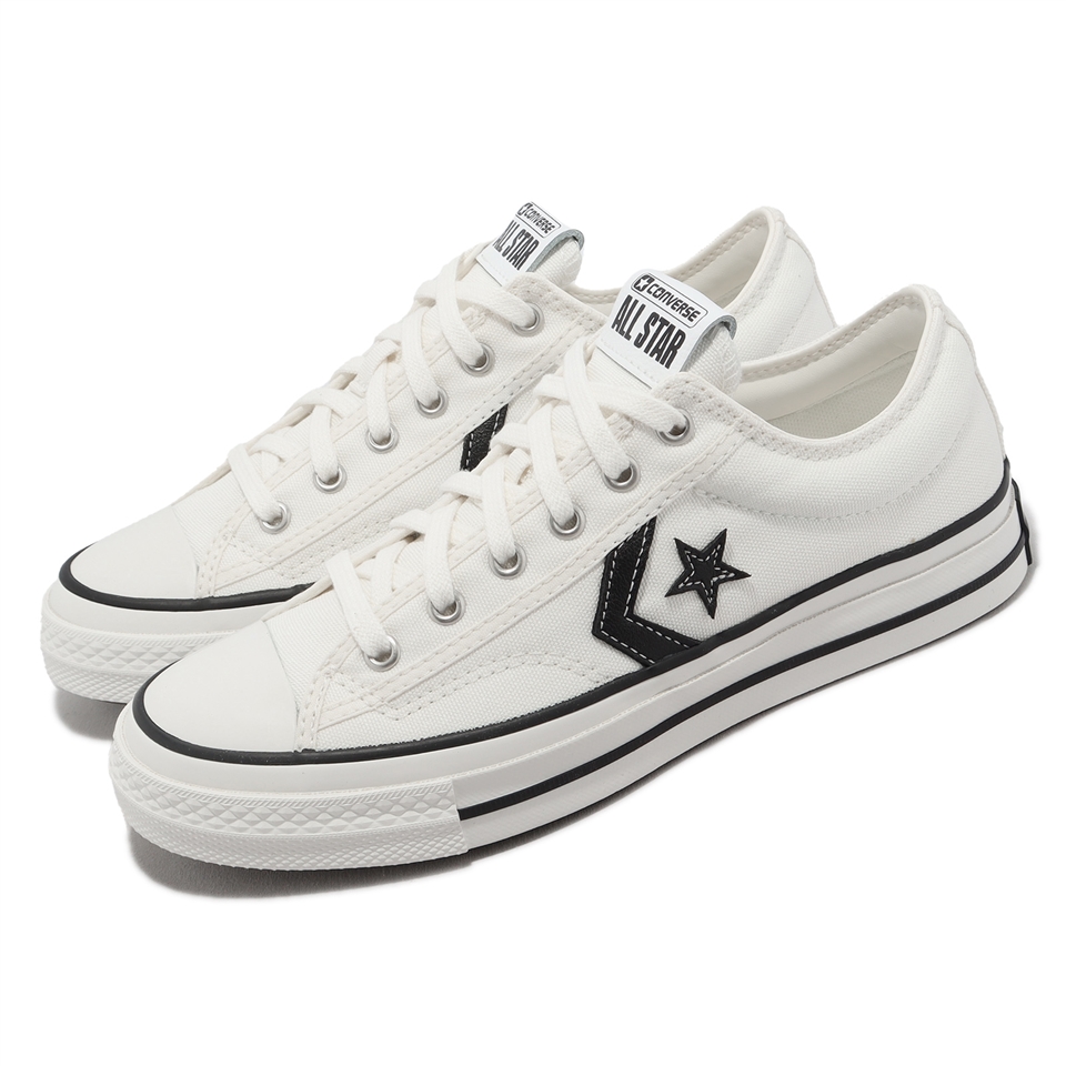 Converse 帆布鞋Star Player 76 Low 男鞋女鞋白黑復古經典低筒匡威