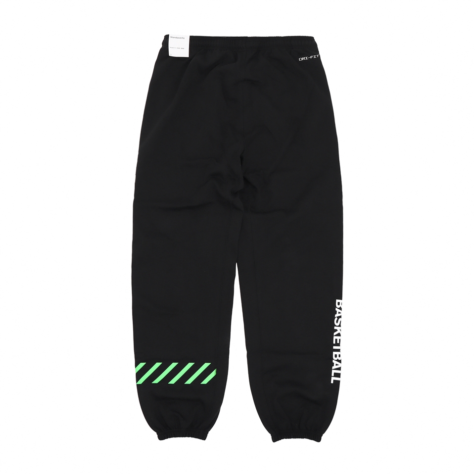 Nike 長褲Standard Issue Pants 男款黑白抽繩拉鍊口袋縮口褲棉褲FV4028